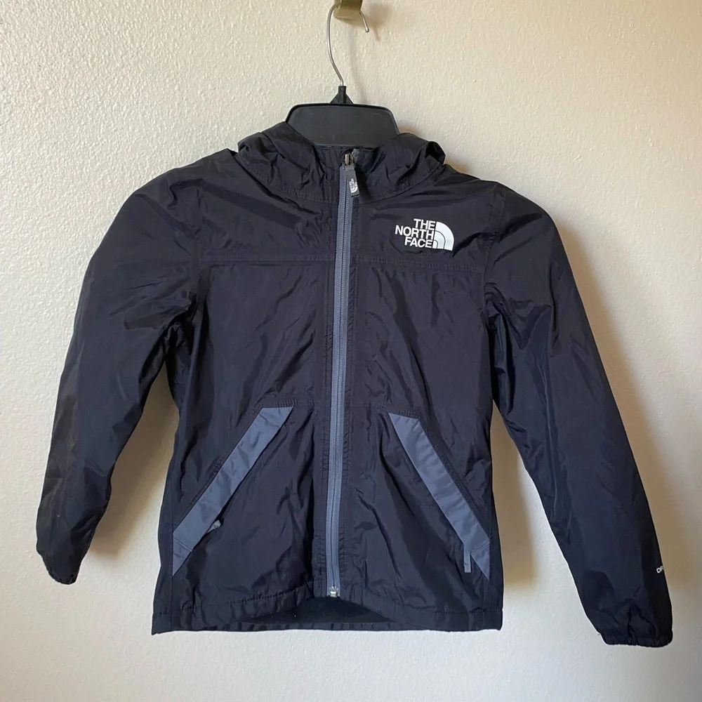 The North Face Girls Warm Storm Rain Jacket Black Size XS